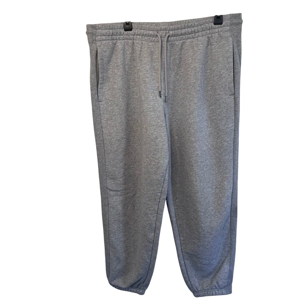 Mens members mark grey fleece plus size joggers size XXL